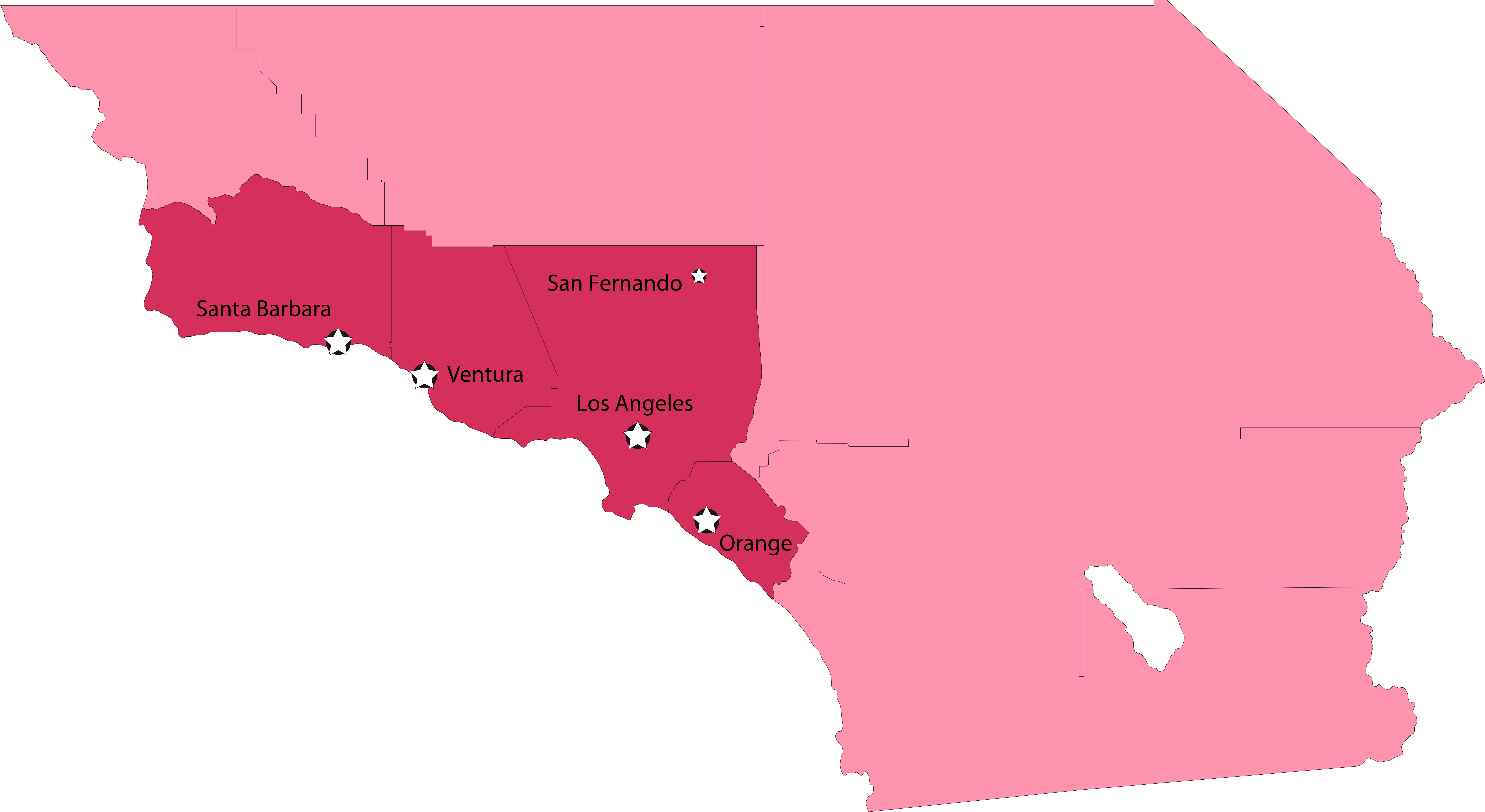 california map